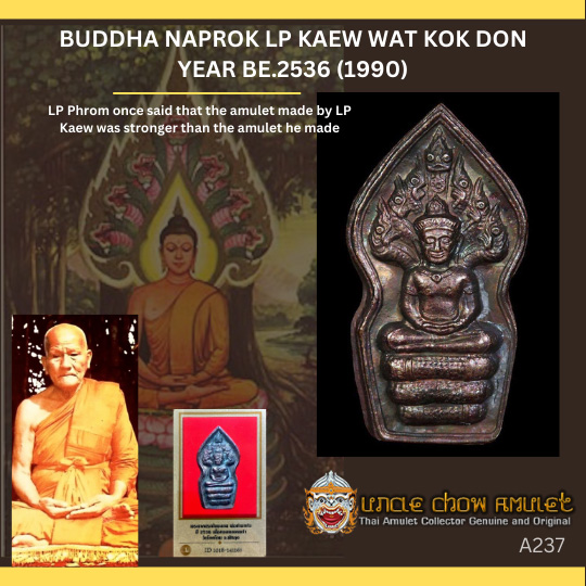 thai amulet BUDDHA NAPROK 1ST BATCH