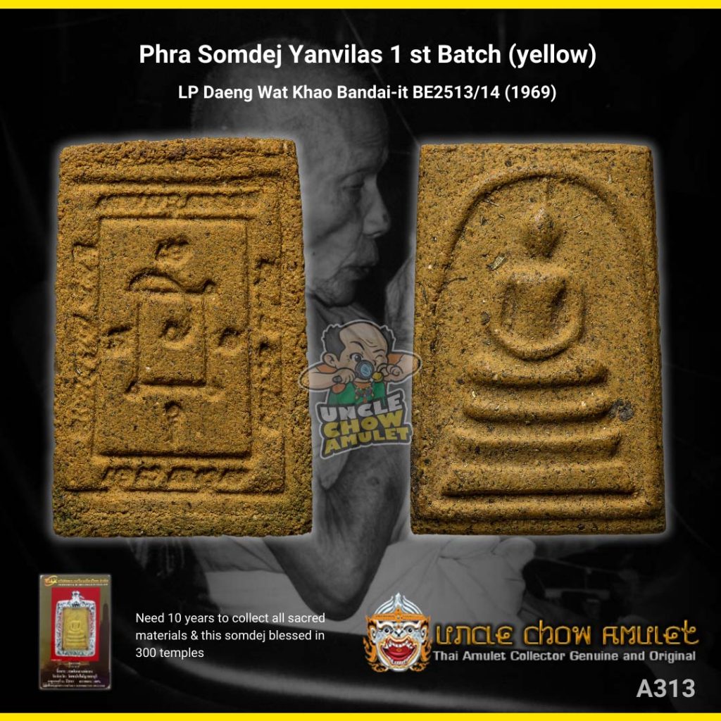 Phra Somdej Yanvilas 1st Batch LP Daeng Wat Khao Bandai-it