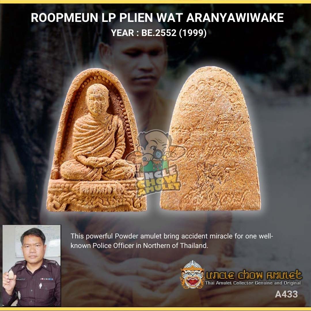 thai amulet Roopmeun Taolit Neua Phong blessed by LP Plien