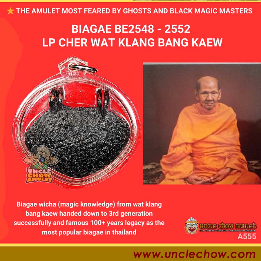 an image of thailand amulet biagae type that blessed by LP Cher Wat Klang Bang kaew