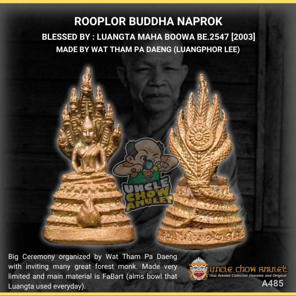 Rooplor thai amulet blessed by Luangta Maha boowa