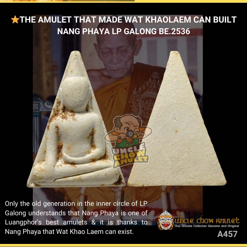 nang phaya amulet buddha by LP Kalong wat khao laem