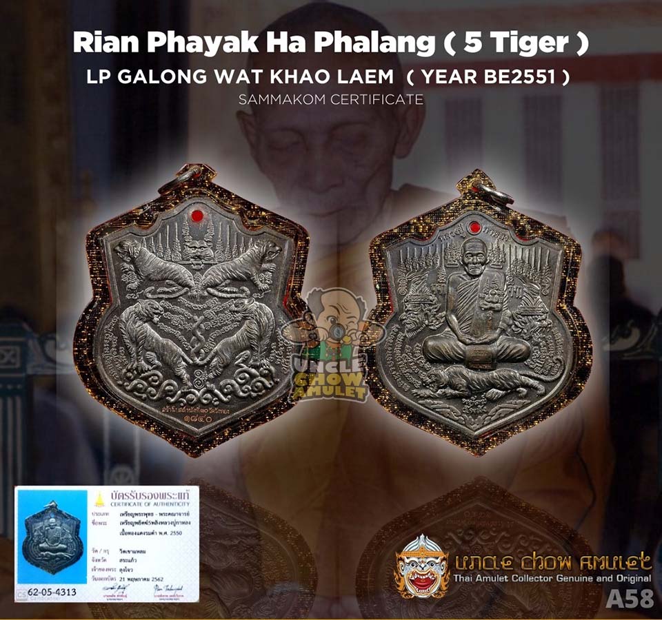 5 Tigers Rian blessing by LP Galong