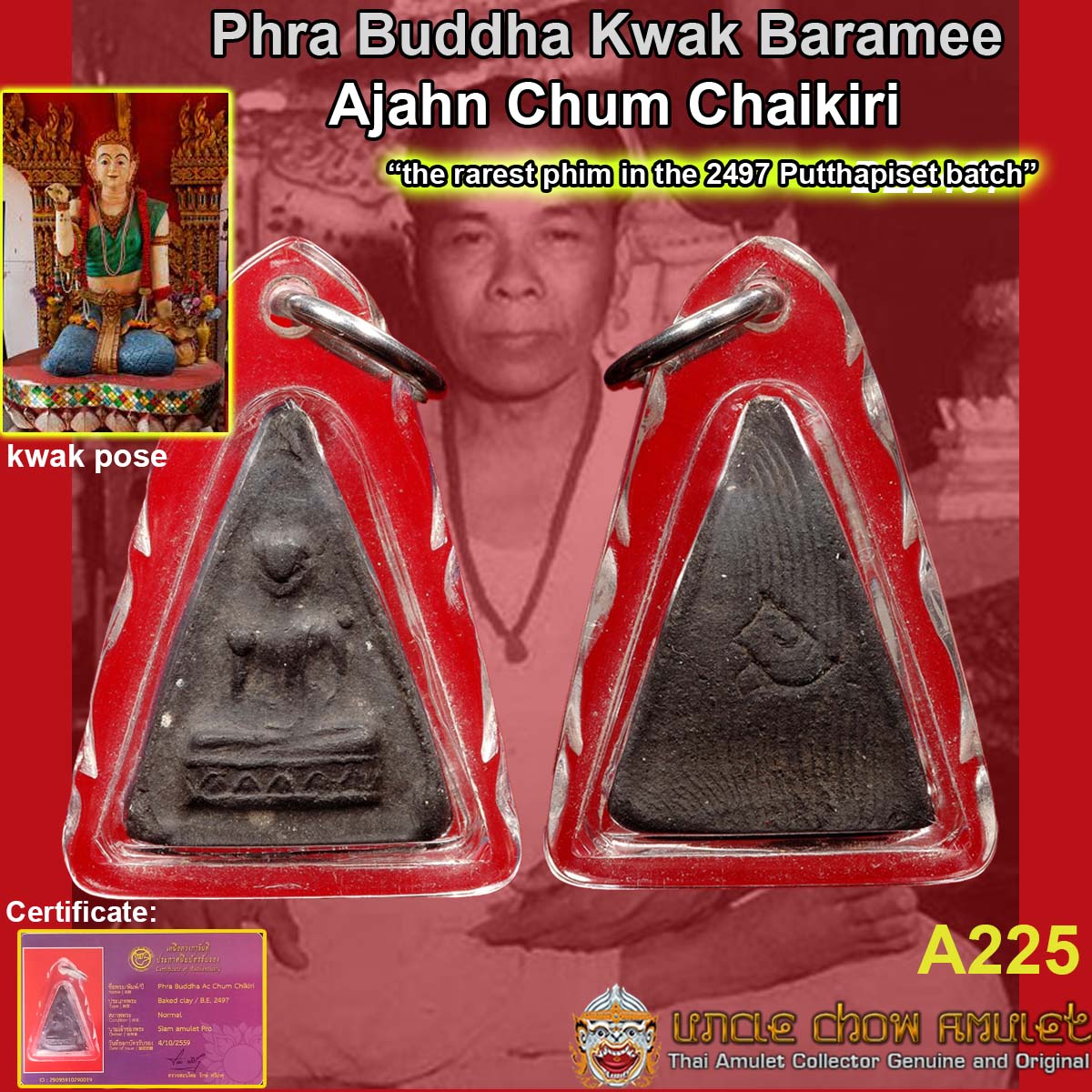 Phra Buddha Kwak BE2497 – Archan Chum Chakiri & Other Masters - Uncle ...