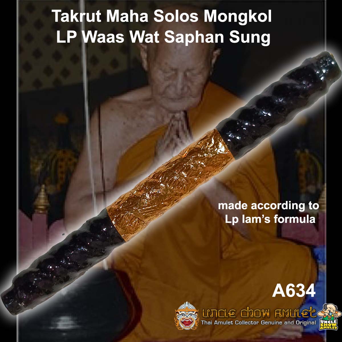 Takrut Maha Solos Mongkol by Wat Saphan Sung