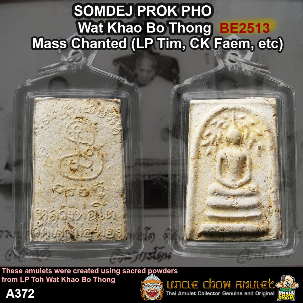 Phra somdej prok pho by LP Tim and other masters