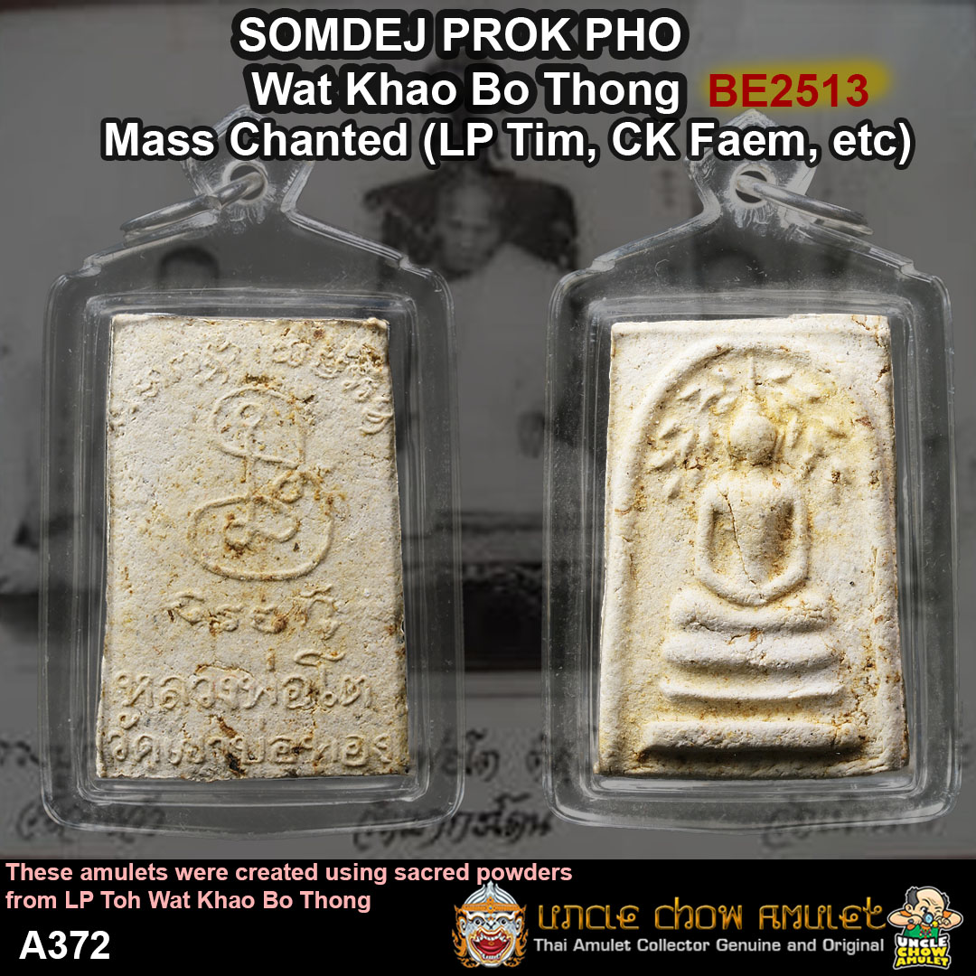Phra somdej prok pho by LP Tim and other masters
